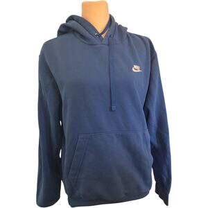 Nike Sportswear Club Fleece Pullover Hoodie, Blue, Men's Size Small